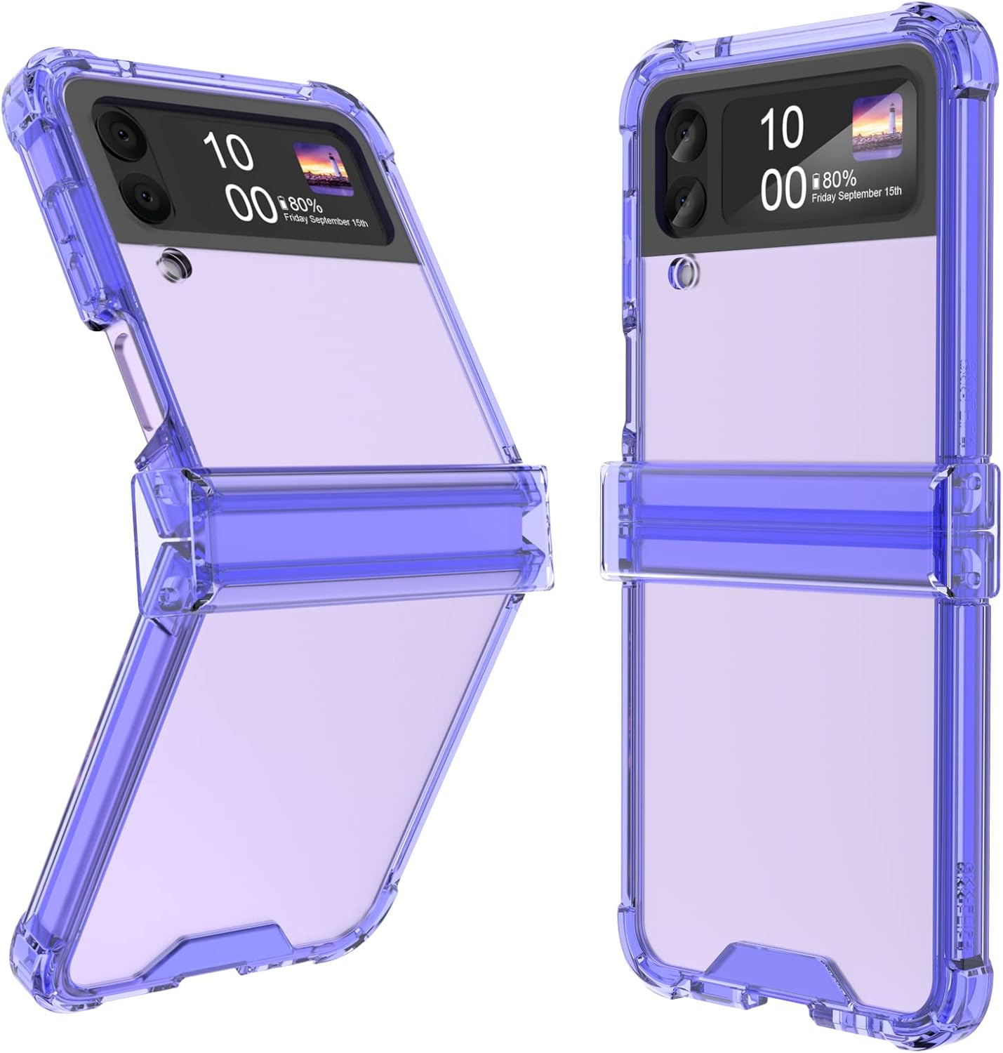 Designed for Galaxy Z Flip 4 Case with Hinge Protection