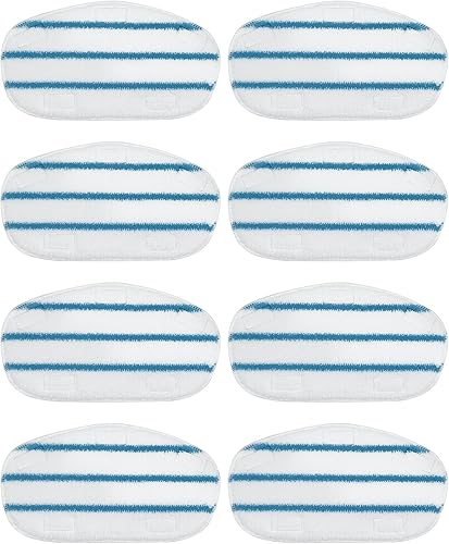 Miniatura 9 de Paquete de 8 almohadillas para trapeador de vapor pur, compatibles con PurSteam ThermaPro 10 en 1 y 211, limpiador de trapeador de vapor de