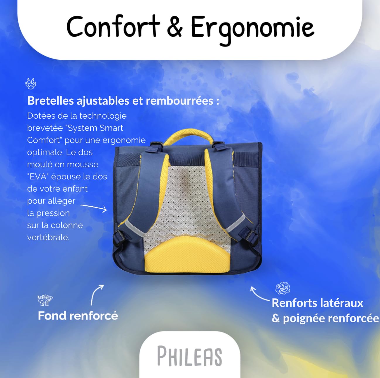 Bagtrotter - Cartable Primaire Garçon 38 cm - Grand Rangement - Tons Bleu - Différents Modèles & Licences