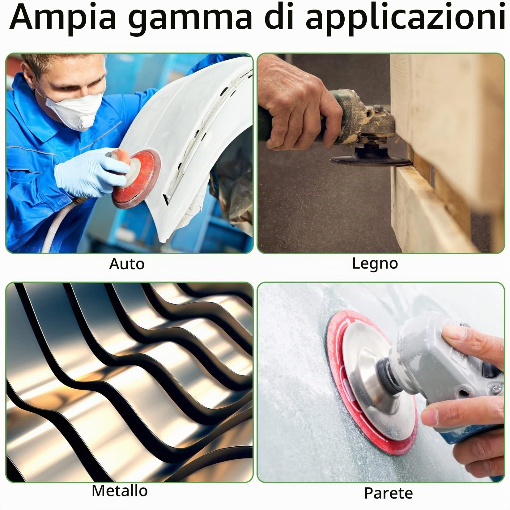 30 Pezzi Carta Vetrata, 125 mm Dischi Abrasivi Rotondi, Tamponi per Levigatrice Orbitale Bagnati e Asciutti, Carta Abrasiva per Legno Metallico - Grana 1000/1500/2000/3000/4000/5000