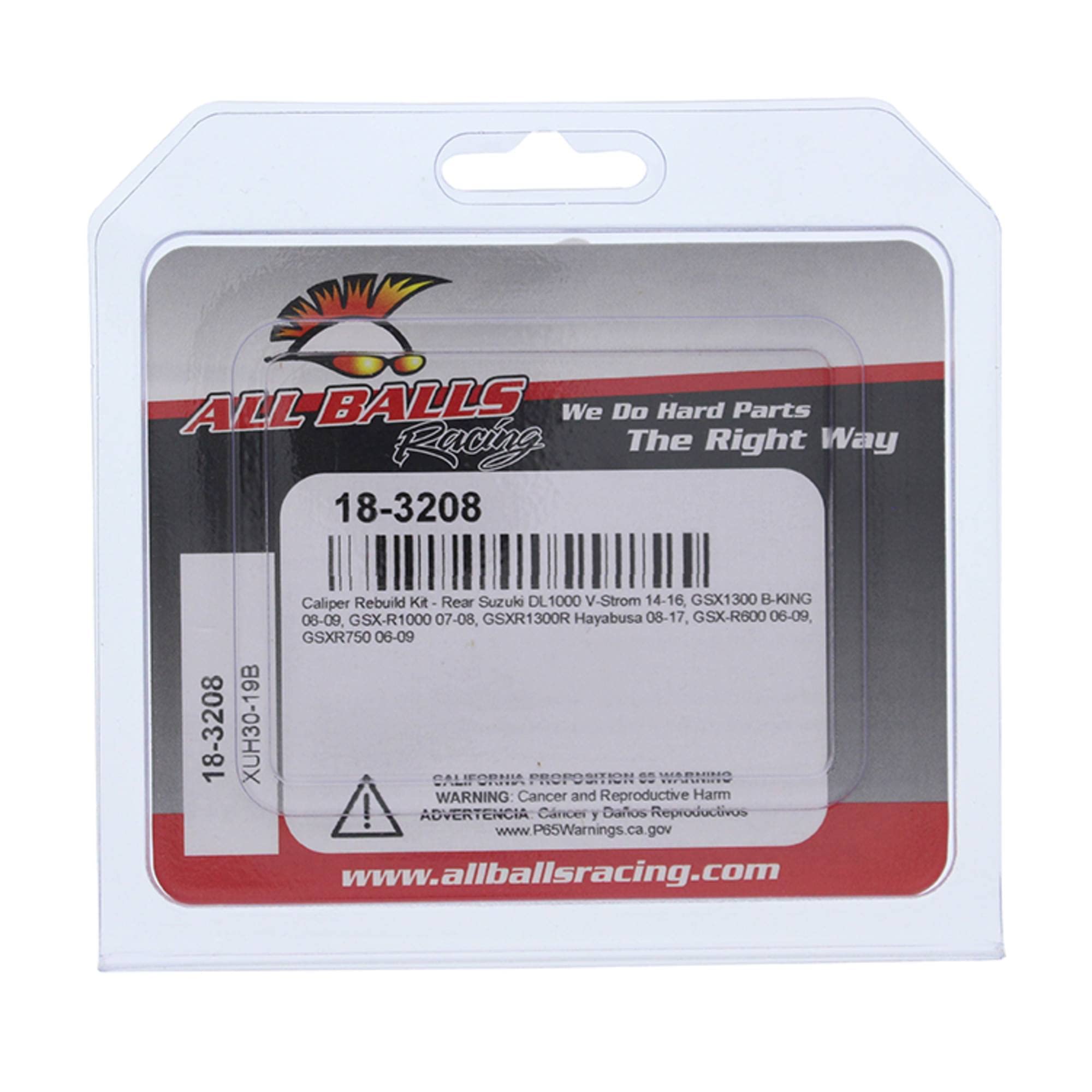 Amazon.com: All Balls Caliper Rebuild Kit Rear 18-3208 for Suzuki