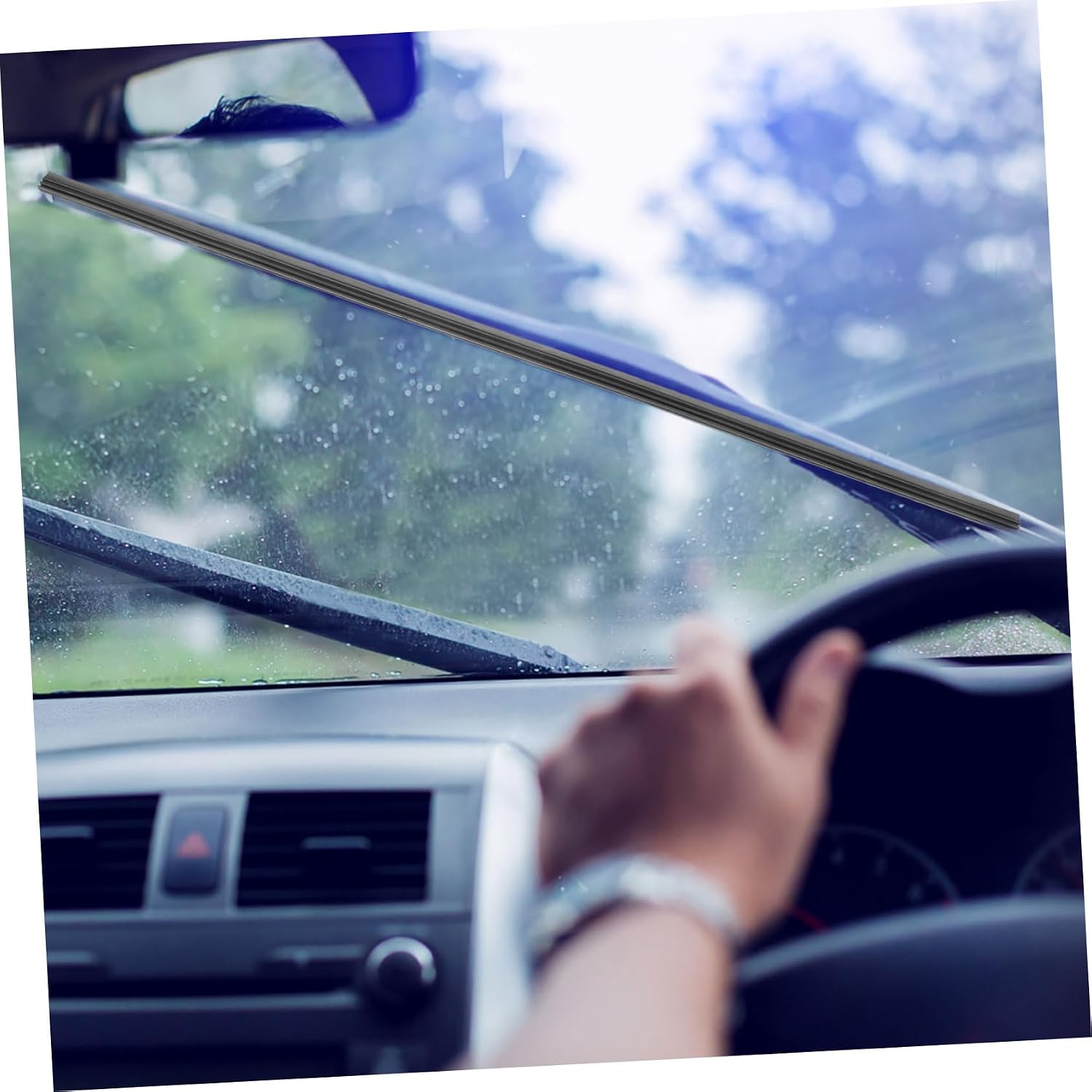 4pcs Windshield Wiper Blade Refills Strips for Quiet Compatible Car Models