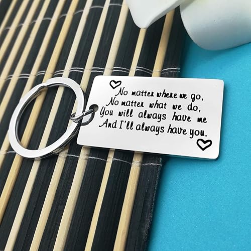 Miniatura 6 de Long Distance Relationship Keychain Gift No Matter Where We Go You Will Always Have Me Keychain Best Friend Gift Friendship Keychain Graduation