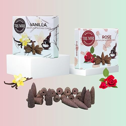 Vista 240 de Paquete combinado de conos de incienso de reflujo – 10 opio + 10 conos de incienso perfumados de cannabis