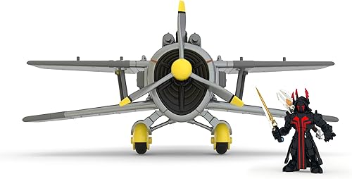 Fortnite Battle Royale Collection: X-4 - Figura de avión de batalla Stormwing y Rey Helado