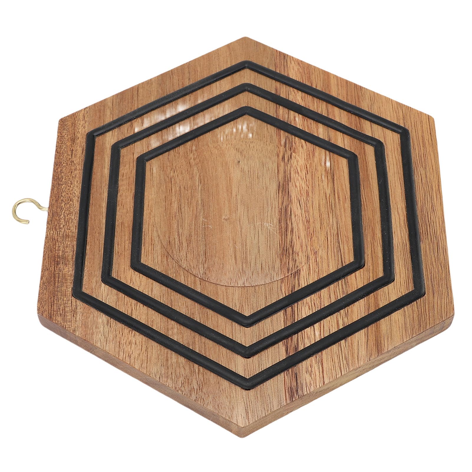 sous-Plat magnétique en Bois Hexagonal, protège-poêles antidérapant