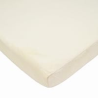 Vista 13 de American Baby Company Heavenly Soft - Sábana bajera ajustable de felpilla para cuna de 24 x 38 pulgadas, cálida y acogedora, color blanco