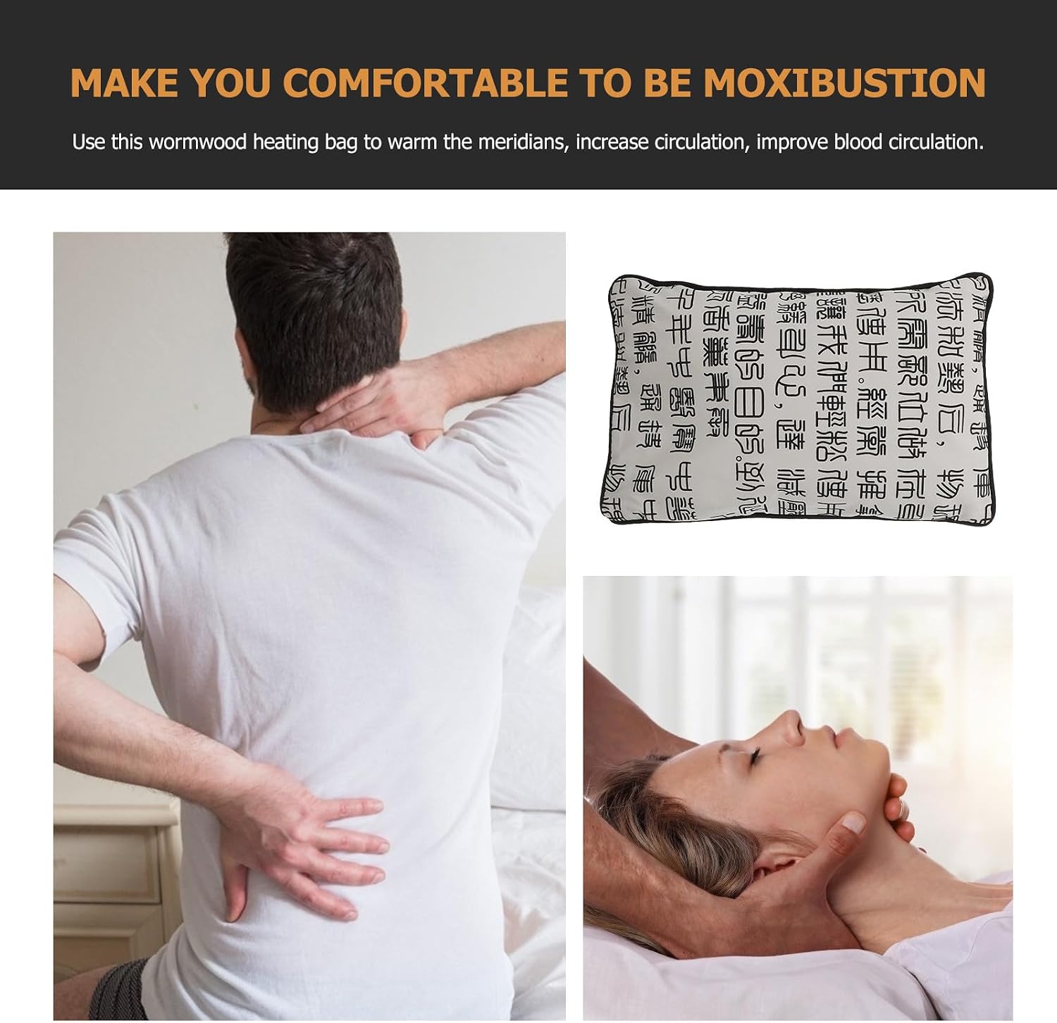 Herbal Heating Waist Pack Hot Pocket Microwaveable Heat Bag Rectangular Herbal for Back and Abdomen