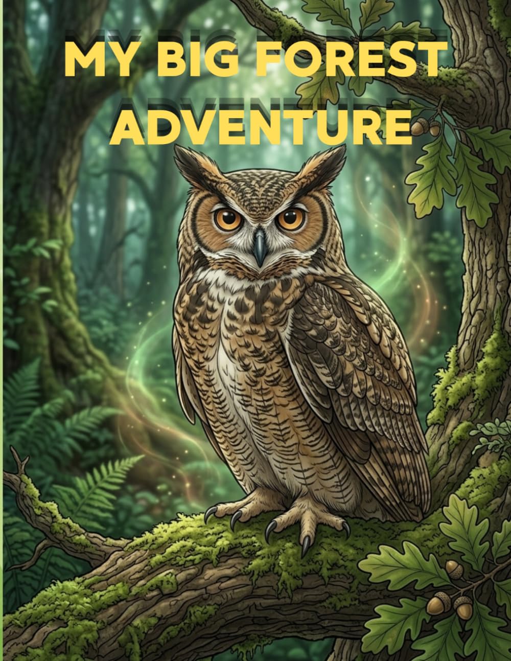 My Big Forest Adventure: Coloring Book for Kids: 10 Forest Animals to Discover