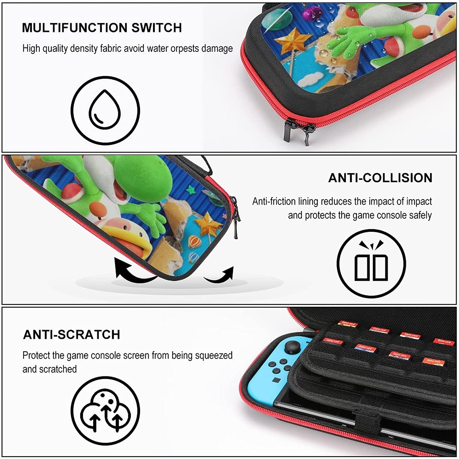 Amazon.co.jp: ヨッシー switch ケース スイッチ ケース 保護カバー