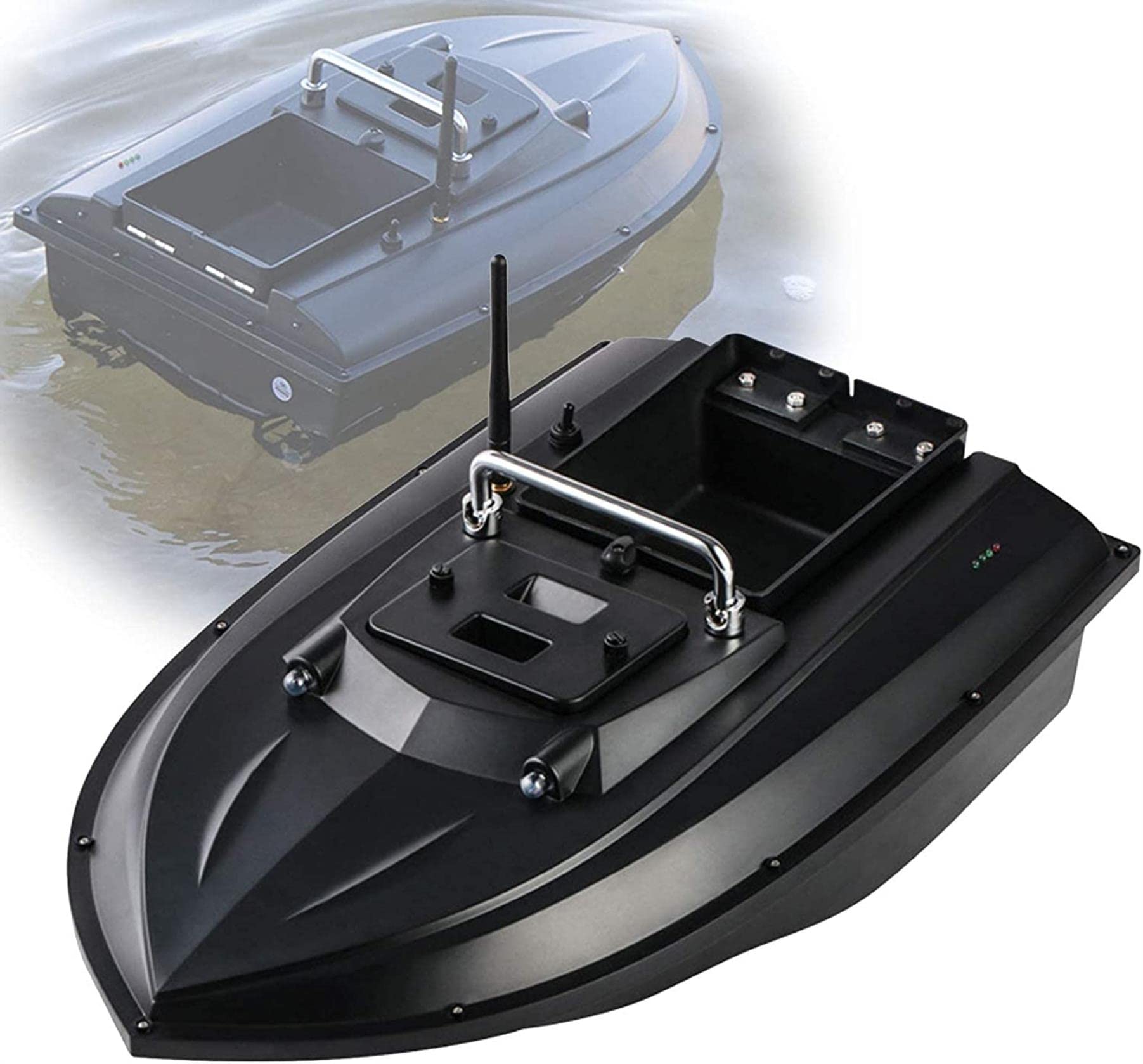 Bateau amorceur de 2kg de charge pour peche de la carpe en lac et riviere