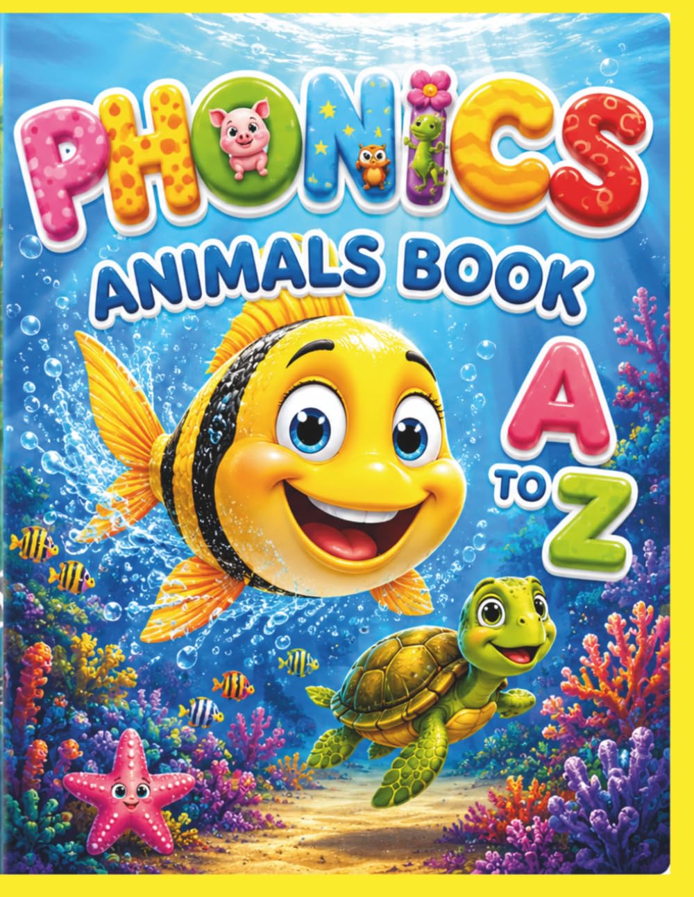 PHONICS ANIMALS BOOK: ABC Animals Phonics Adventure (MY FIRST BOOKS)
