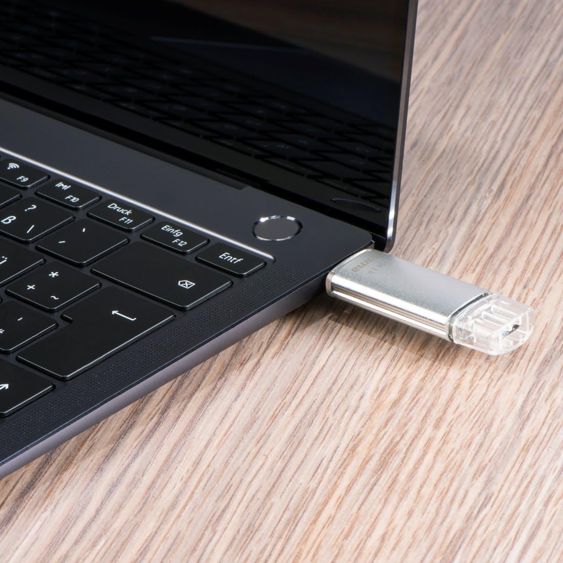 Hama – Flashpen “C-Laeta”, USB Type-C 3.1 - USB 3.0, 256 GB, 70 MB/s, silver