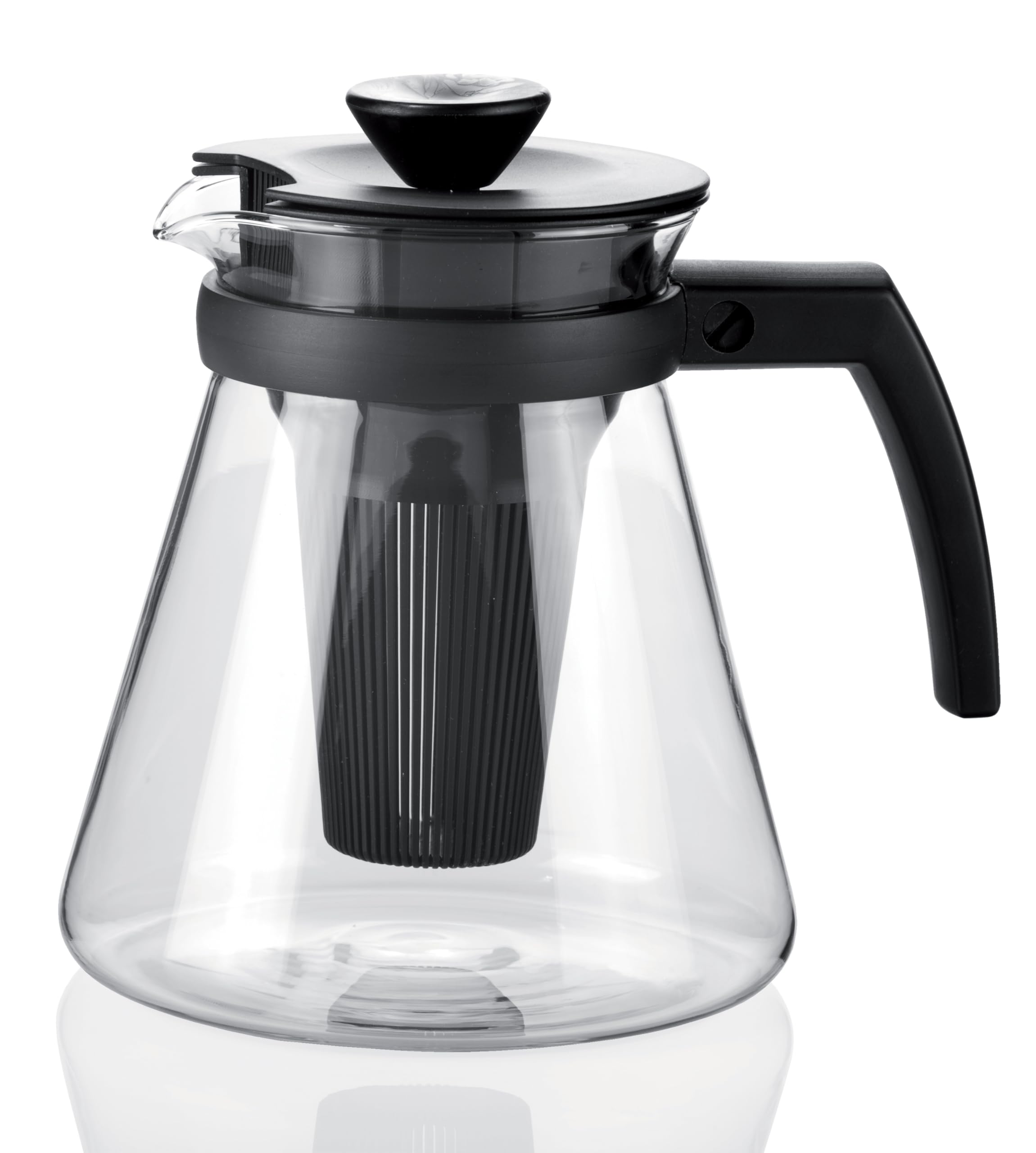 Tescoma 646624 Teo Teiera con Filtro, Vetro, 1.7 L