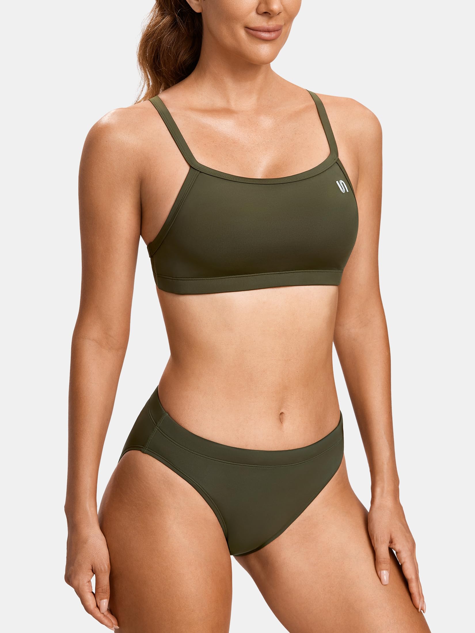 SYROKAN Femme Bikini Maillot de Bain Rembourré 2 Piece Bikini Sport