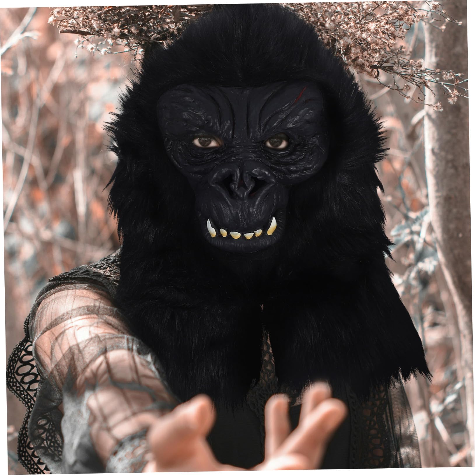 BESPORTBLE Maschera Testa Gorilla Maschera Decorativa Per Halloween Carnevale Accessorio Fotografico Unisex