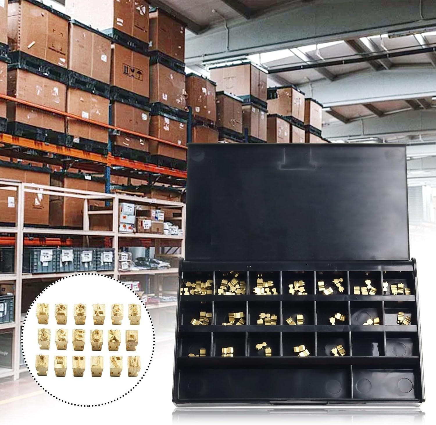 mp Character Set for MY-380F Ding Machine, Batch Code Number Wheel Replacement with 70 Pcs Alloy Characters (Type T & R), Expiration Date Marker for(Type R)