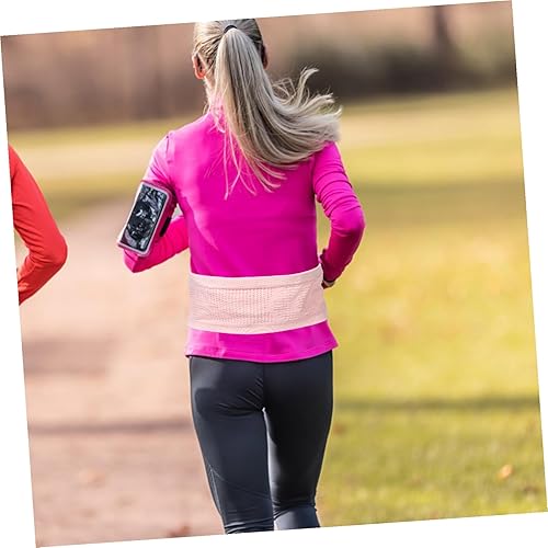 Miniatura 6 de STOBAZA Riñonera transpirable para correr con correa ajustable para mujeres y hombres, bolsa de cintura de fitness de gran capacidad para ciclismo,