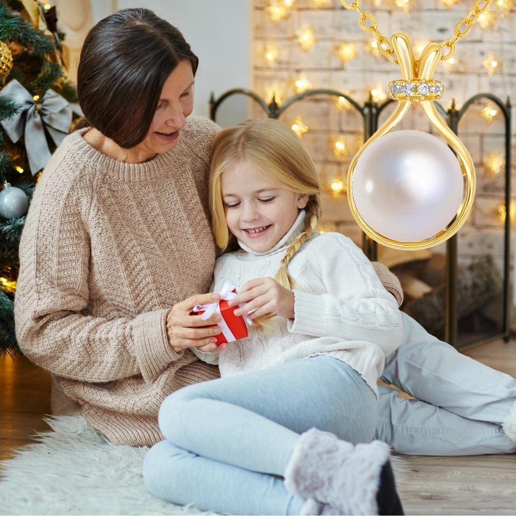 Granddaughter Necklace - Granddaughter Gifts from Grandma, Granddaughter Necklace, Granddaughter Birthday Gifts, Sterling Natural Pearl Necklace for Granddaughter with Message Card and Luxury Gift Pac - Image 8