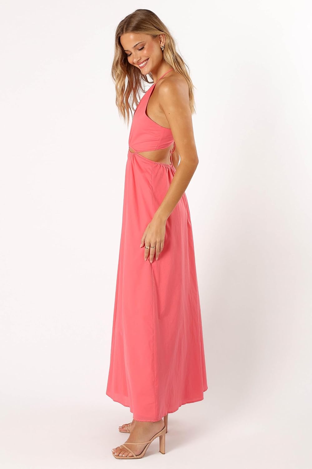Petal & Pup Womens Carton Halterneck Maxi Dress - Image 3