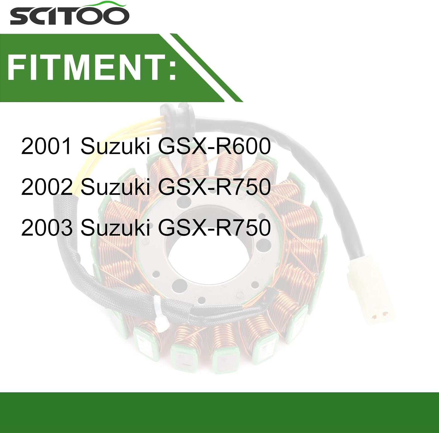 SCITOO 31401-35F00 Magneto Stator 2001-2003 for Suzuki GSXR600 2000-2003 for Suzuki GSXR750
