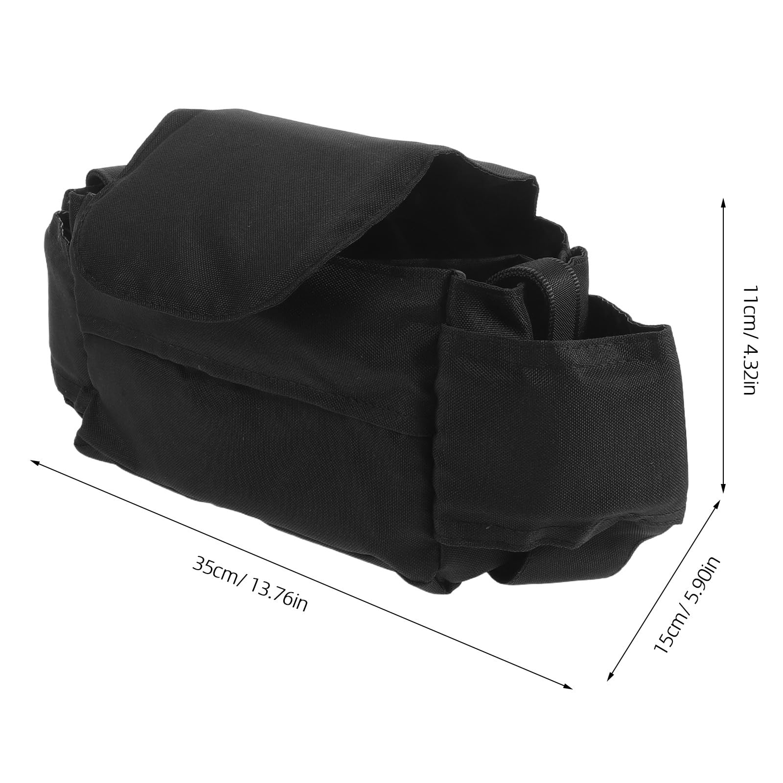 Lurrose Organizzatore per passeggino con portabicchieri: borsa portaoggetti impermeabile per passeggino - Contenitore capiente per pannolini, telefono e salviettine umidificate - Cinghie regolabili e