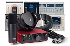 Focusrite Scarlett Solo Studio (4th Gen) USB Audio Interface and Waves Musicians 2 Bundle