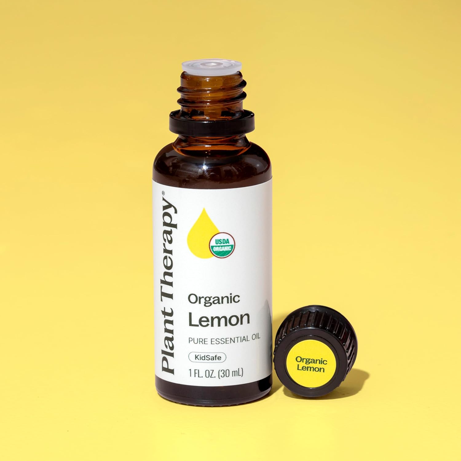 Plant Therapy Organic Lemon Essential Oil 100% Pure, USDA Certified Organic, Undiluted, Natural Aromatherapy, Therapeutic Grade 30 mL (1 oz) - Image 6