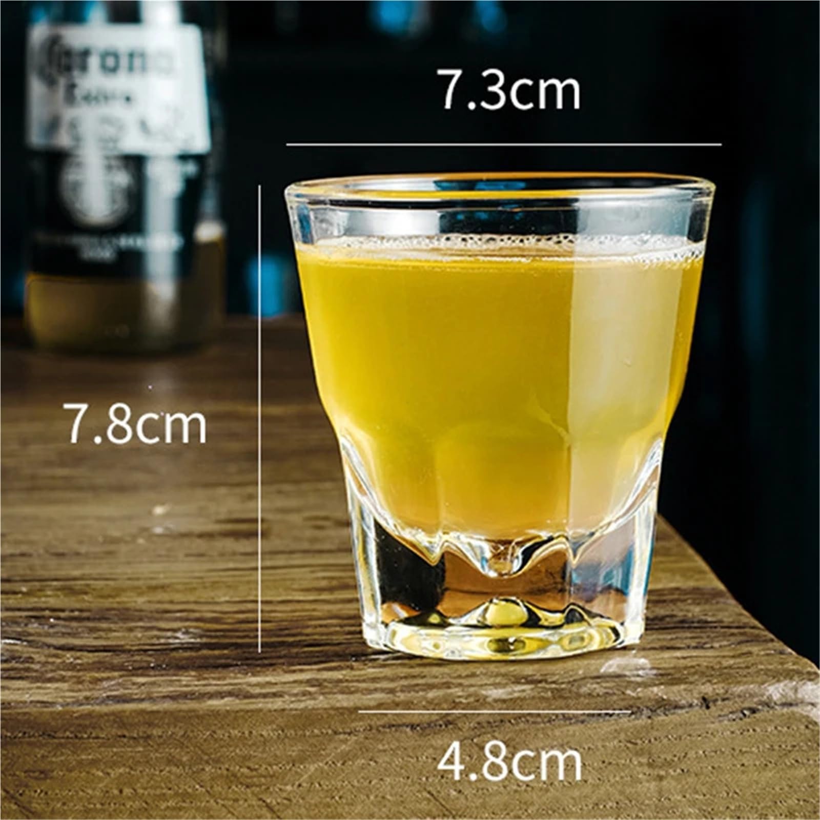 Bicchieri da vino in vetro 145 ml liquore con fondo spesso Bicchiere birra Per liquori o acqua