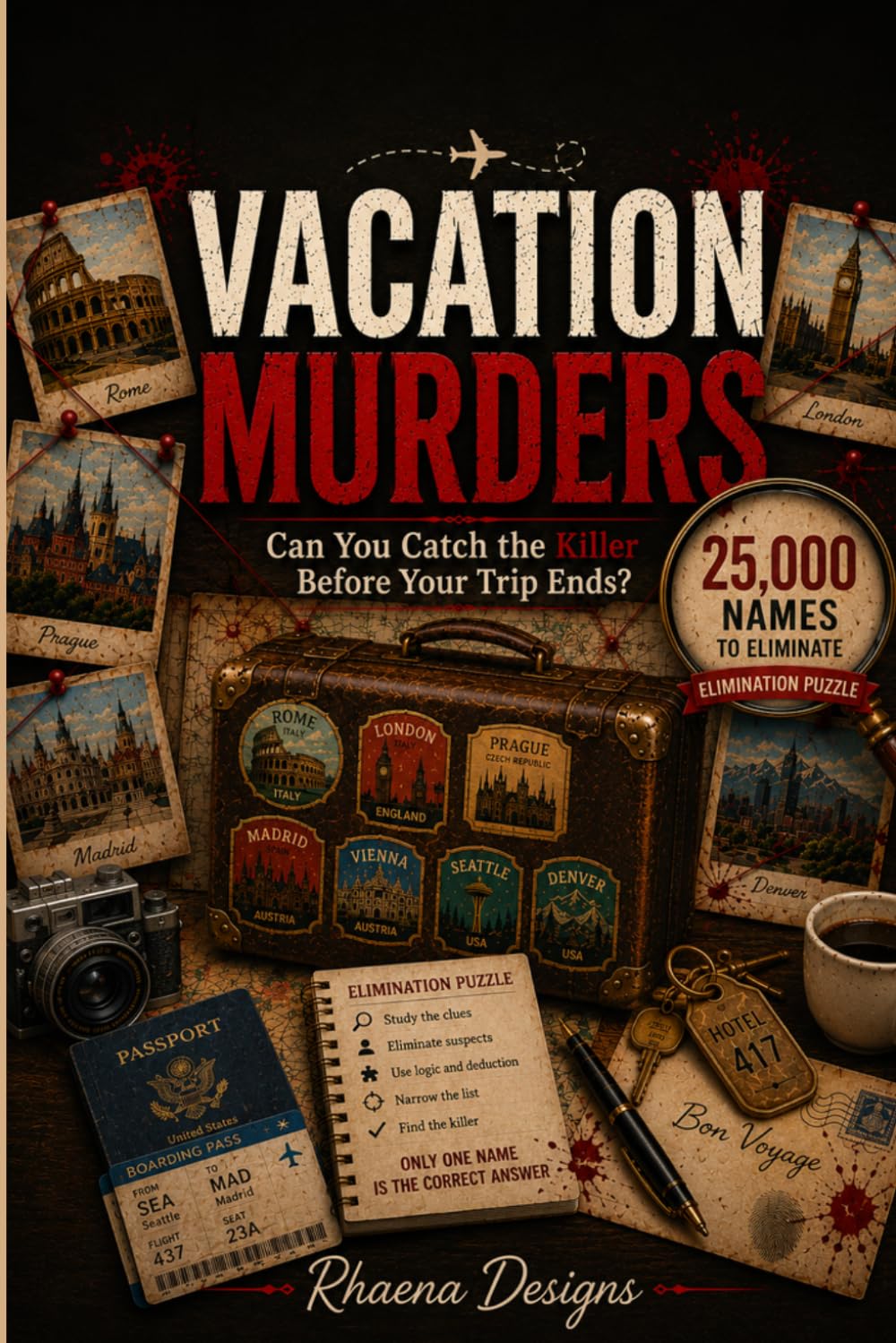 Vacation Murders: A Murder Mystery Puzzle Book of Logic and Deduction