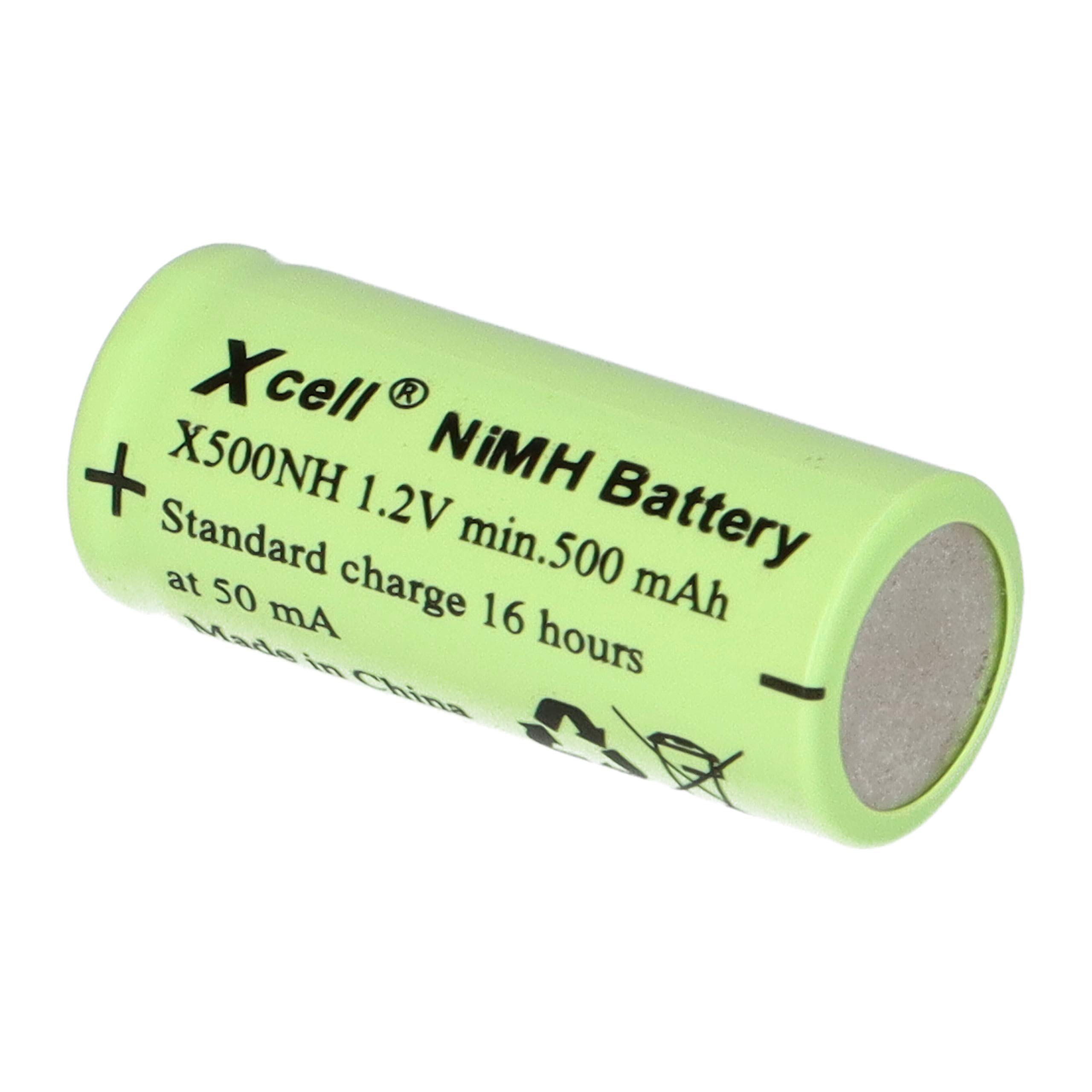 10er Sparset Akku Lady N X500NH ersetzt LR1, LR01, 4901, 4001, MX9100, 910A, E90 1,2V NI-MH 500mAh Akkuman Set