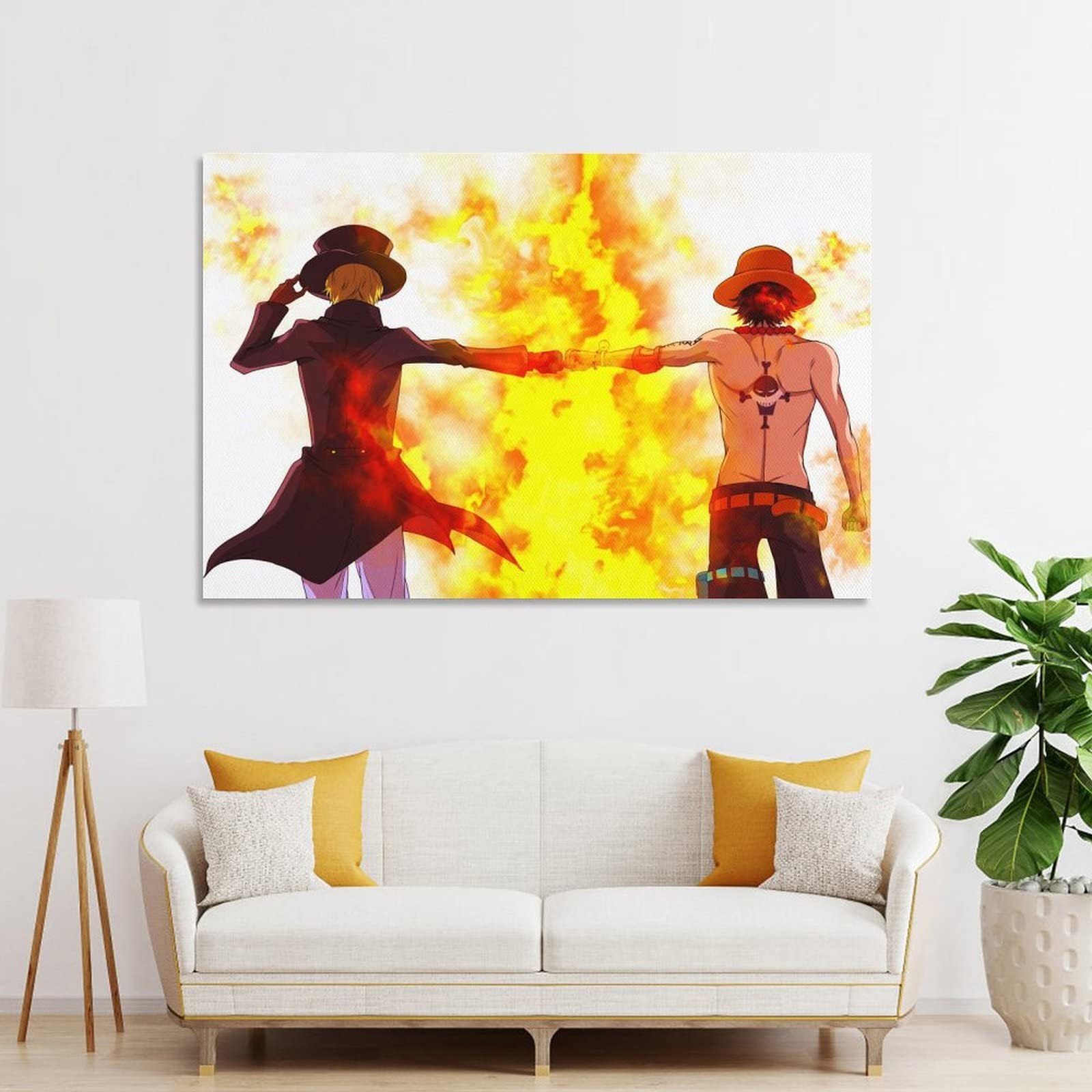one piece エース飾り額絵 one piece エース飾り額絵