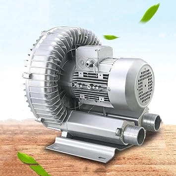 120W-1500W Regenerative Blower, Single Phase High-Pressure Vortex Ring Blower, Side Channel Blower, 110V/220V for Air Blowing Or Suction Industrial Vacuum Pump,250W-110V