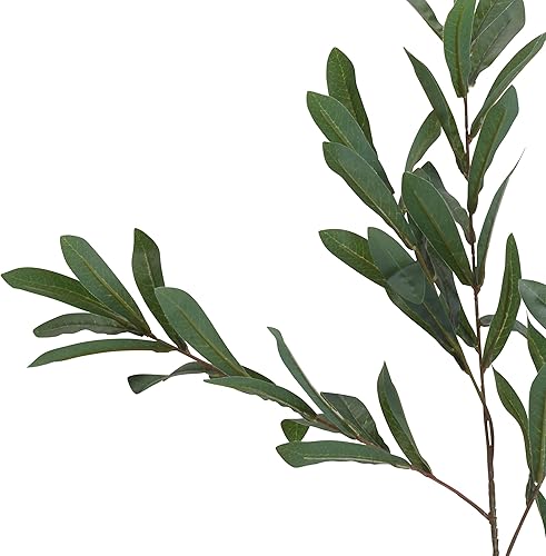 Miniatura 3 de Elements Tallo de vegetación artificial de olivo, plantas falsas para decoración del hogar, juego de 6