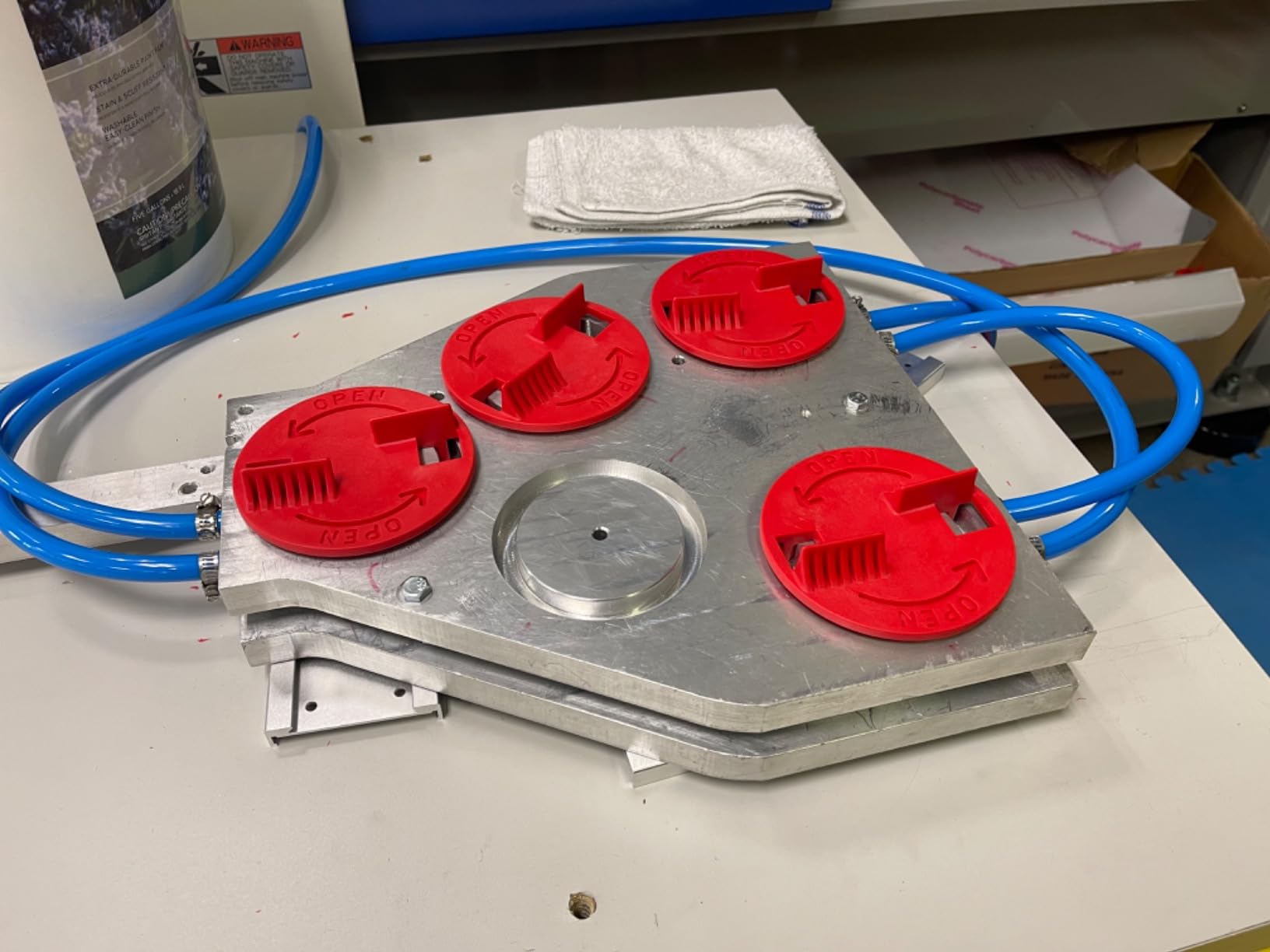 DIYhz Aluminum Water Cooling Block, Liquid Water Cooler Heat Sink ...