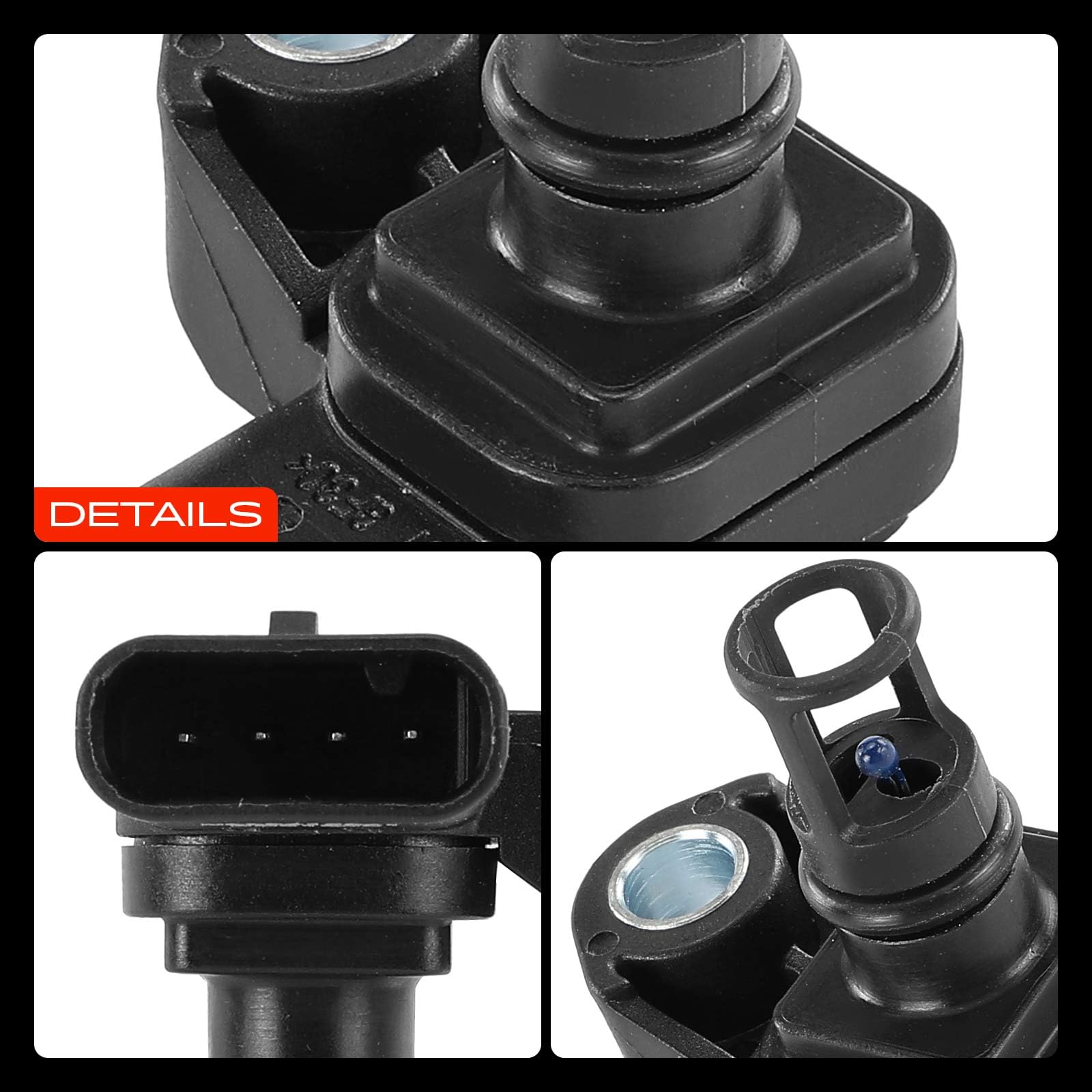 Frankberg Sensore di pressione del tubo di aspirazione Compatibile con Astra J Caravan P10 1.6L 2014-2015 Astra J GTC 1.6L 2014-2015 Astra J Furgone/Station Wagon P10 1.6L 2014-2015 Replace# 55593802