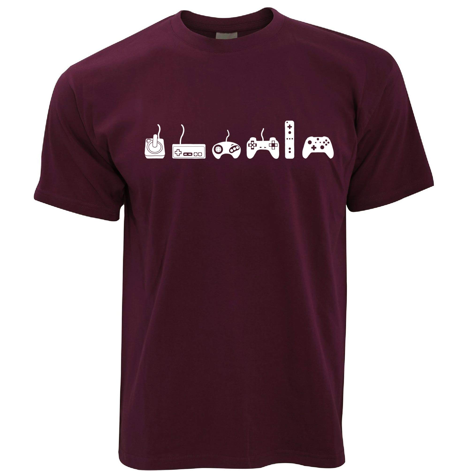 Tim And Ted Gaming T Shirt Evolution of A Video Game Controller