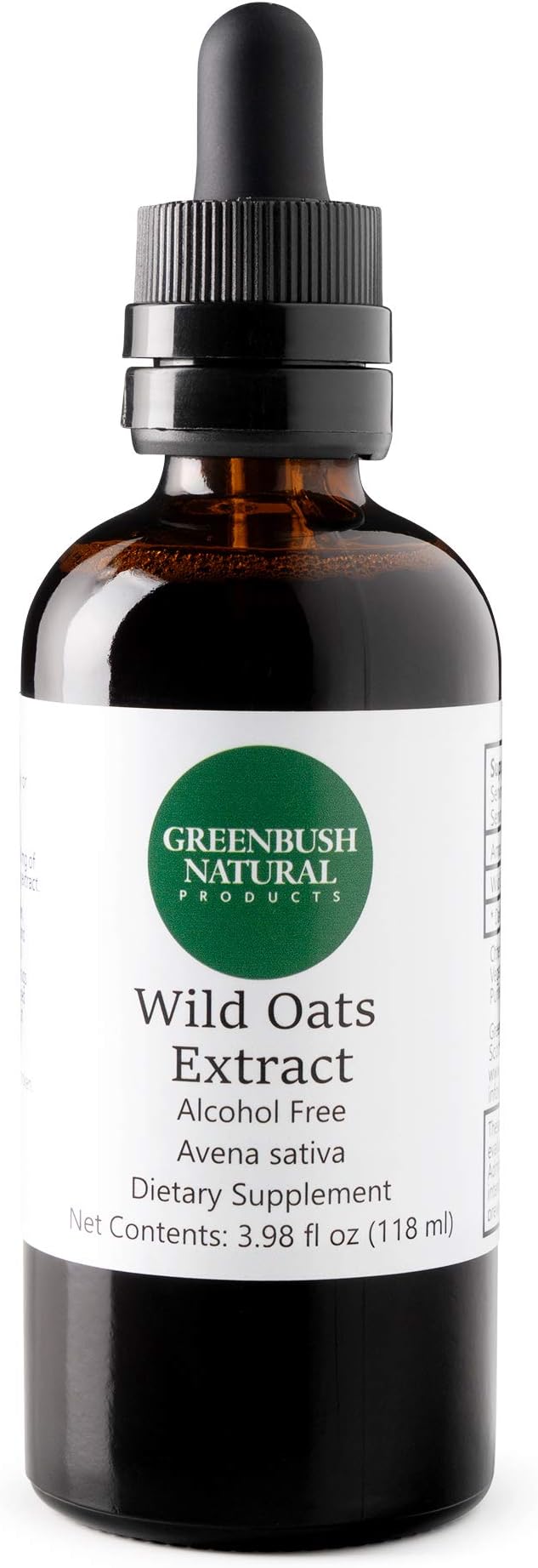 Greenbush Wild Oats Avena Sativa | 4 oz Liquid Extract | Libido Boost