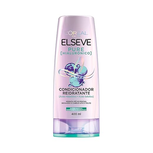 Elseve Haircare Condicionador L'Oréal Paris Elseve Pure Hialurônico 400Ml