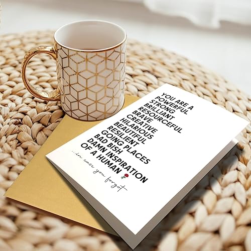 Miniatura 6 de Chenive Divertida tarjeta de aliento para mujeres  Tarjeta motivacional de trabajo y promoción You Are An Inspiration