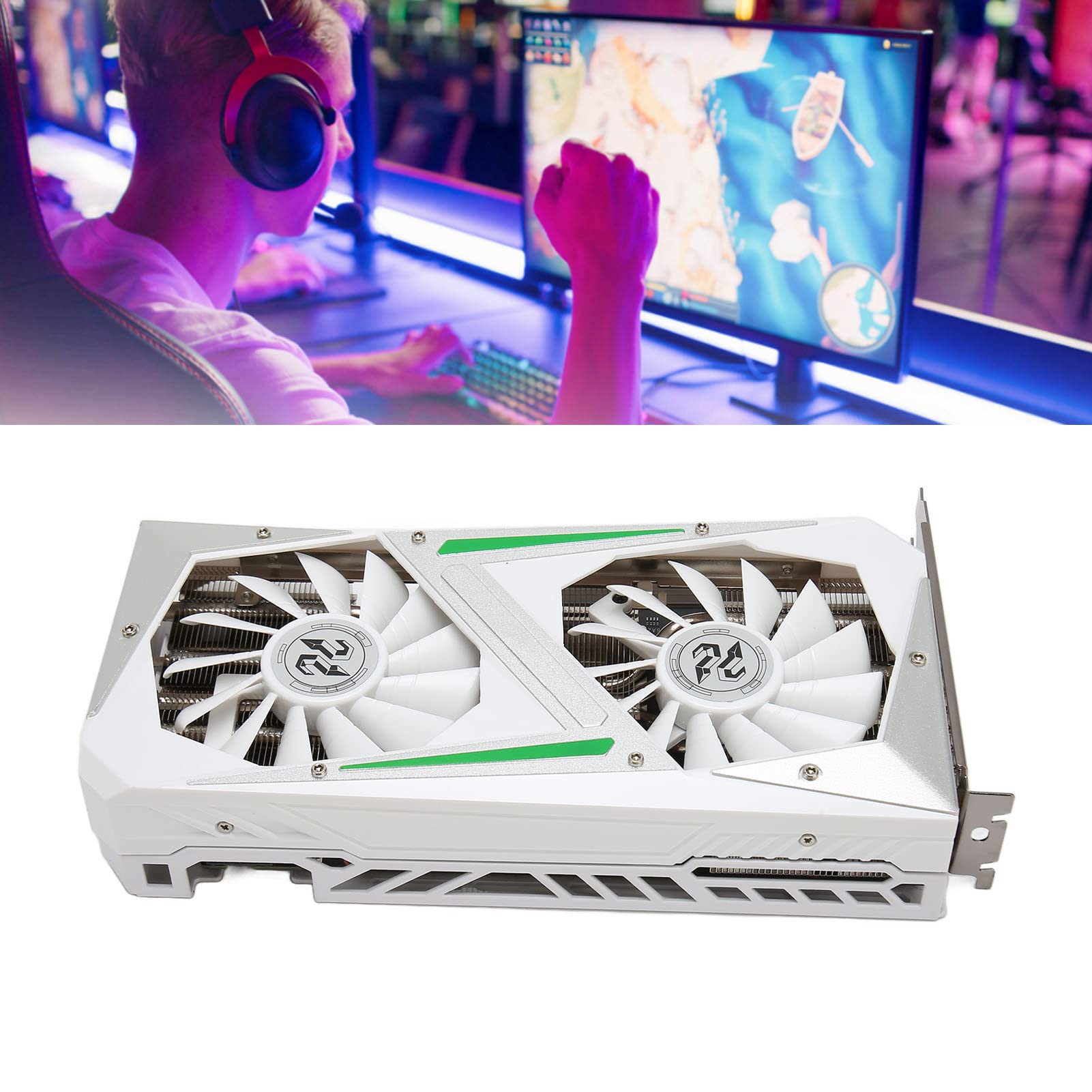 Amazon | RTX3060 12GB GDDR6 グラフィックス カード、デュアル ファン