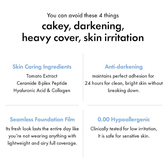 AMUSE SEOUL Ceramic Skin Perfector Cushion Foundation Refill (1.5 NATURAL REFILL) - Flawless Coverage, Semi Matte Glow, Long Lasting, Lightweight Satin Finish, Vegan, Korean Beauty Makeup (15g)