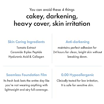 AMUSE SEOUL Ceramic Skin Perfector Cushion Foundation Refill (1.5 NATURAL REFILL) - Flawless Coverage, Semi Matte Glow, Long Lasting, Lightweight Satin Finish, Vegan, Korean Beauty Makeup (15g)