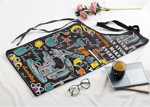 Miniatura 7 de MBMSO Delantal de ciencia - Divertido delantal de técnico de laboratorio 'Never Trust an Atom' - Perfecto para los amantes de la ciencia