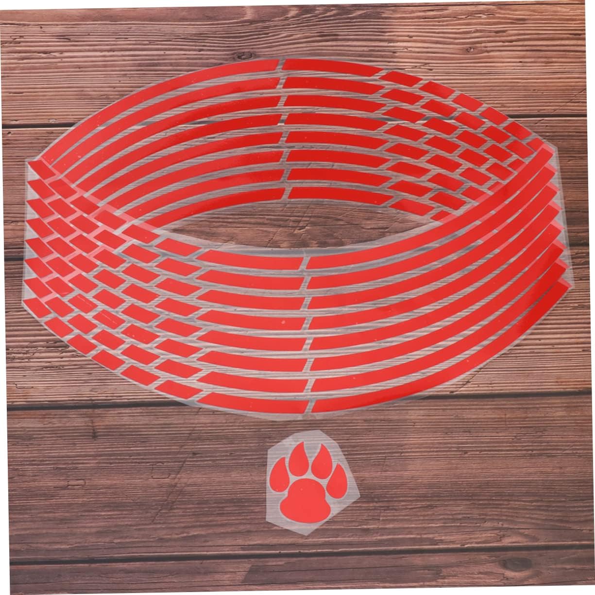 2pcs Reflective Motorcycle Wheel Rim Stickers Tire Decals for Bikers High Visibility Hub Stickers for Enhanced Safety