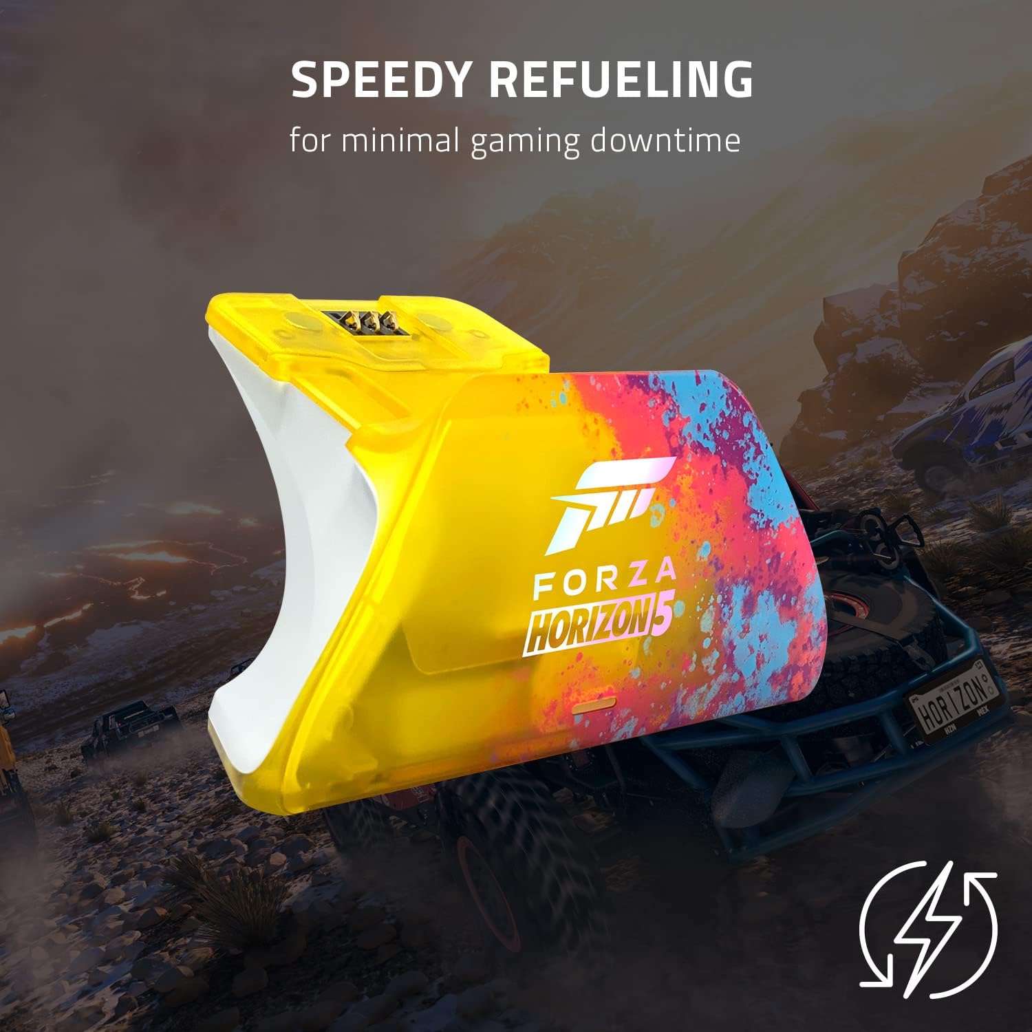 Razer Universal Quick Charging Stand for Xbox Series X|S: Magnetic Secure Charging - Matches Forza Horizon 5 Limited Edition Xbox Wireless Controller - USB Powered - (Controller Sold Separately) - Image 3