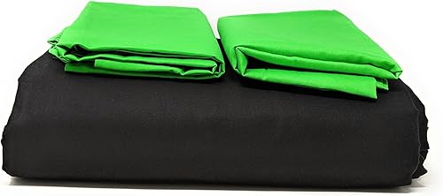 Miniatura 7 de Tache - Juego de funda de edredón reversible de 3 piezas, 100% algodón, color verde lima y negro, tamaño King