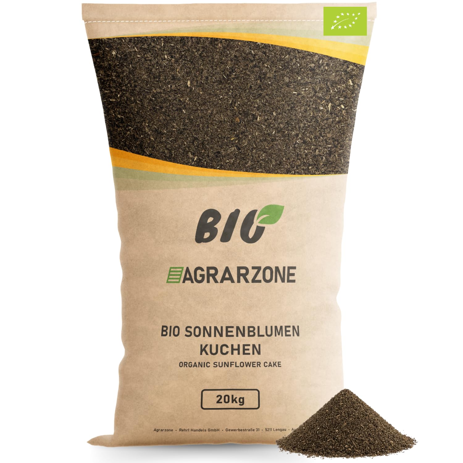 Agrarzone BIO Pellet di Erba Medica 20 kg - Sostituto Foraggio Ricco di Proteine & Fibre - Per Cavalli, Bovini, Pecore & Capre - 100% Naturale Austria Senza OGM