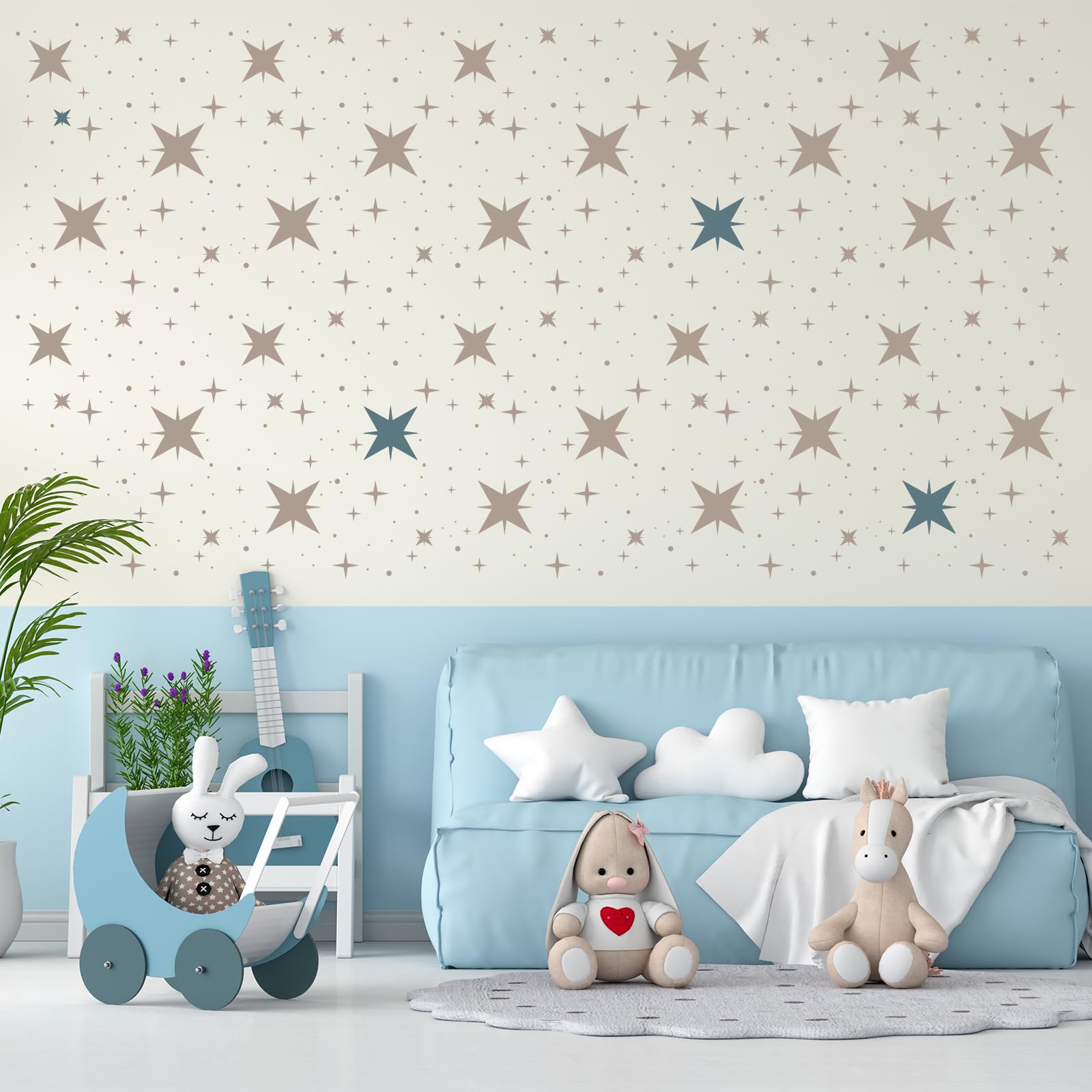 6pcs Twinkle Star Stencils - Image 4