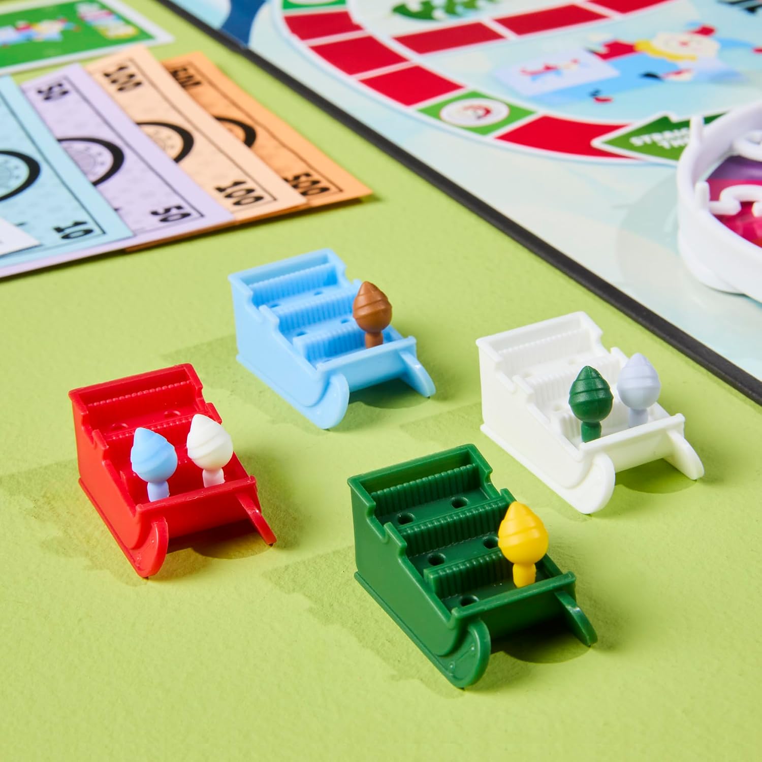 Hasbro Gaming The Game of Life Elf Board Game | Officially Licensed Elf Games for Kids, Teens & Adults | 2-4 Players | 30 Mins. | Family Ages 8+ image 4